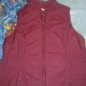 Maroon vest