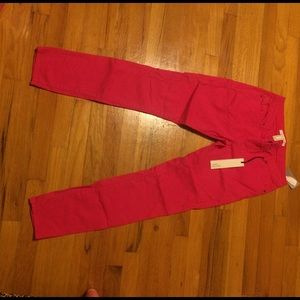 Pink jeans
