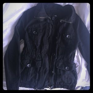 H&M Black Utility Jacket