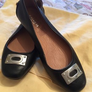 Beautiful black coach shoes OBO