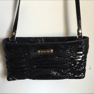 Authentic-Michael Kors black Python purse