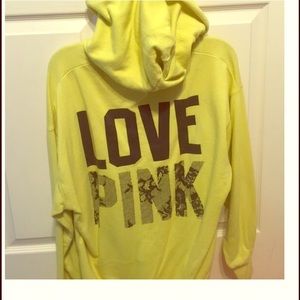 Yellow PINK hoodie