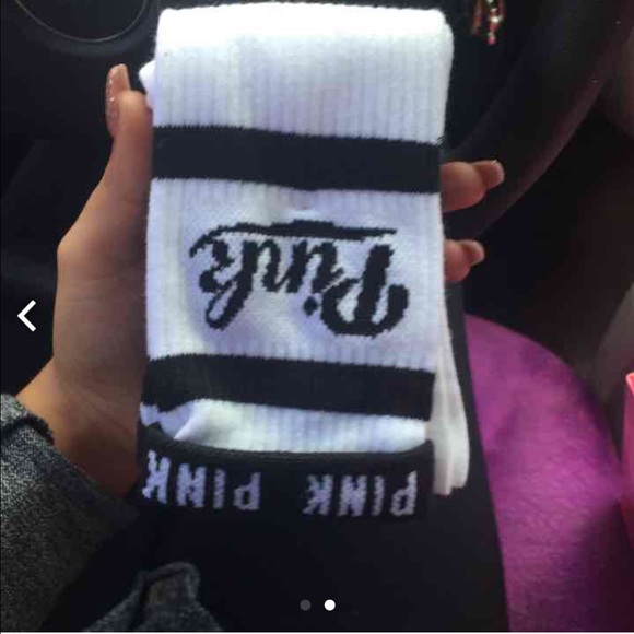 Long pink socks - Picture 2 of 2