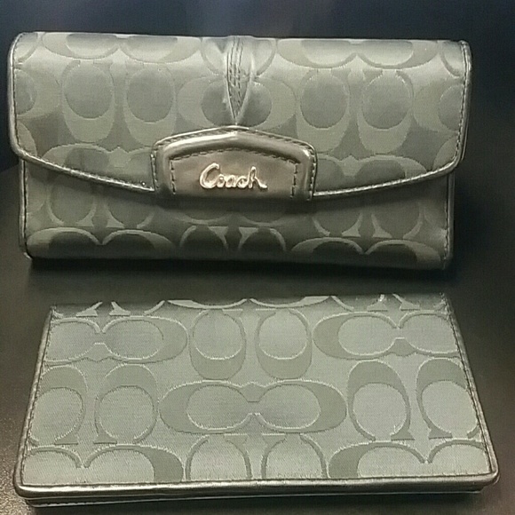 Authentic Coach Wallet & Check Book Cover