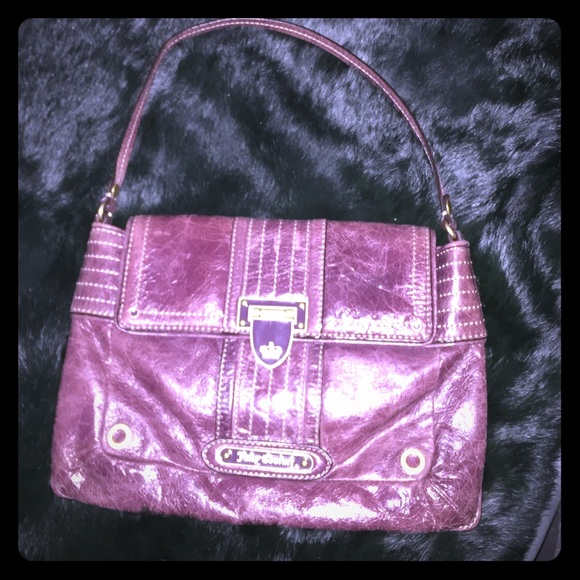 Leather juicy couture purse !