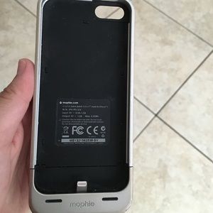 Charging battery case for iPhone 5/5s