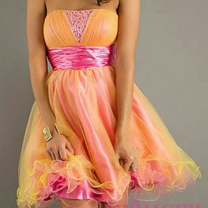 《Special - Occasion Strapless Dress- Promgirl》