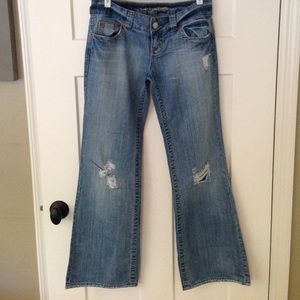 American Eagle boyfriend wide leg style jeans