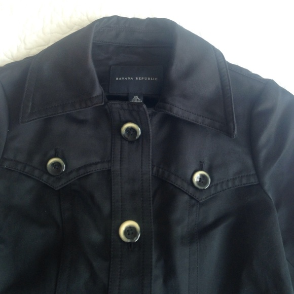 Banana Republic long black jacket - Picture 2 of 4