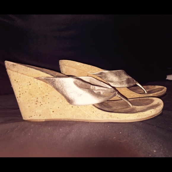 Gianni Bini Gold Wedges