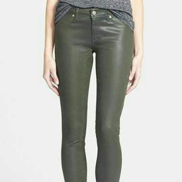 pine green jeans