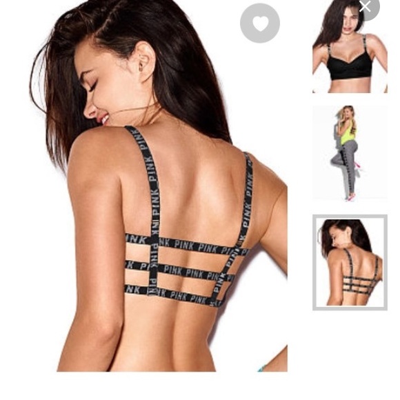PINK Victoria's Secret Tops - PINK Cage back bralette
