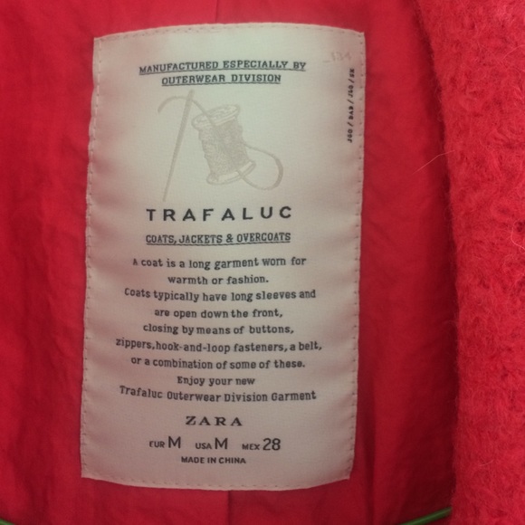 Zara boucle wool coat - Picture 3 of 4