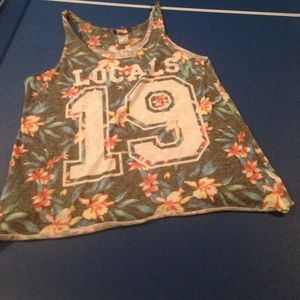 Floral printed tank top