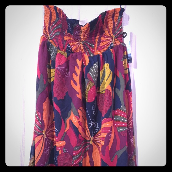 Roxy strapless dress