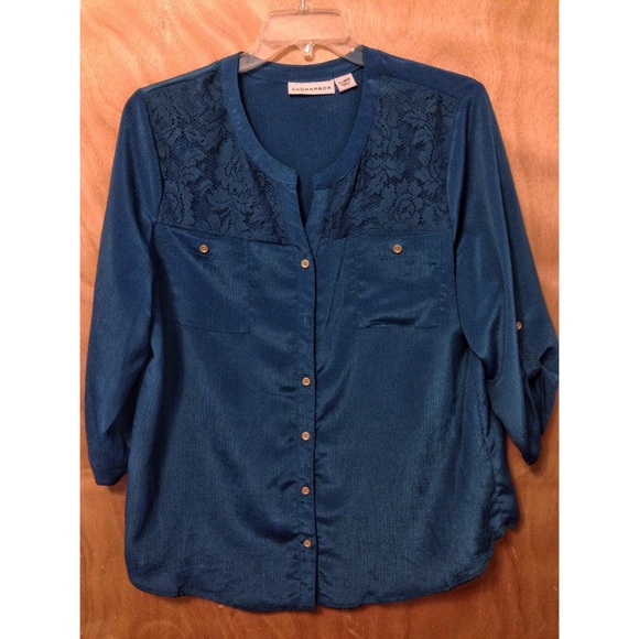 NWOT | Sag Harbor - 3/4 Sleeve Dress Top (XL)