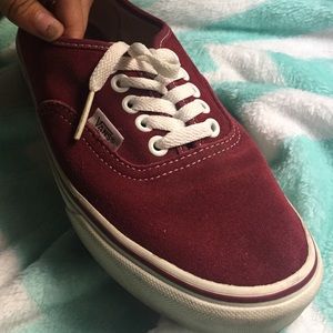 VANS maroon
