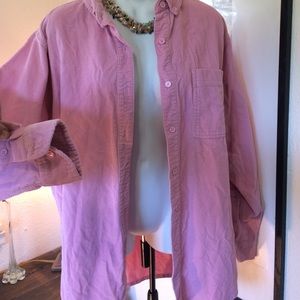 Pink corduroy sz M