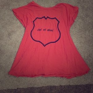 WildFox orange shirt, xs
