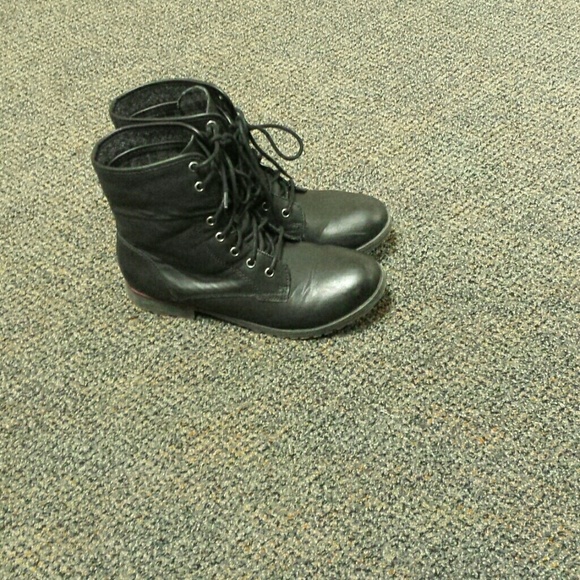 Black Combat Boots