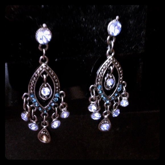 Blue earrings