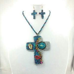 Cross Necklace Set