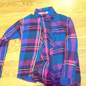Purple plaid shirt 💜