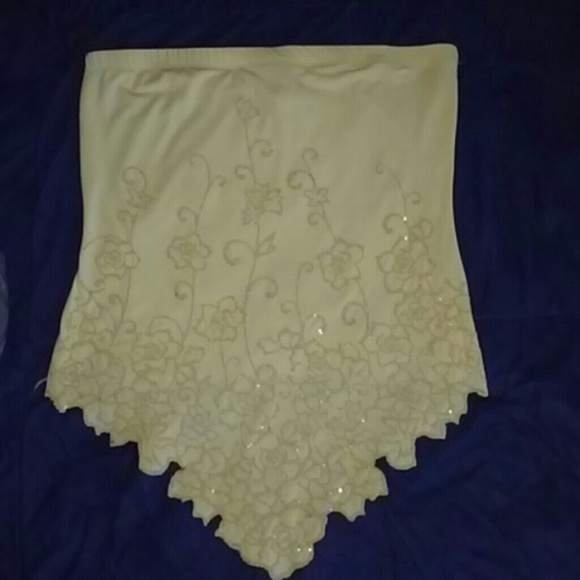 Sparkling Yellow Tube Top