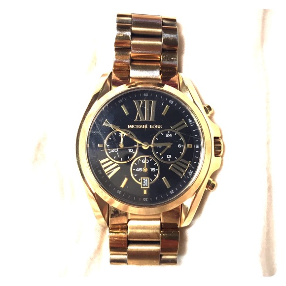 Michael Kors Bradshaw gold tone watch