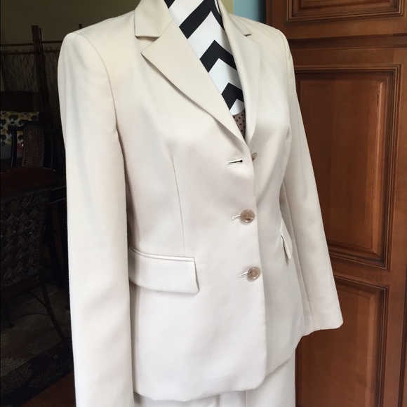 J. Crew Cream 3pc Tailored Suit. - Picture 3 of 5