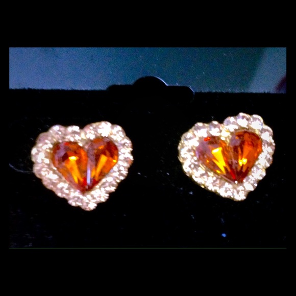 Rhinestone Sunburst Stud Earrings