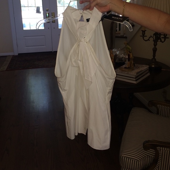 Worth New York White Dress Blouse - Picture 1 of 2