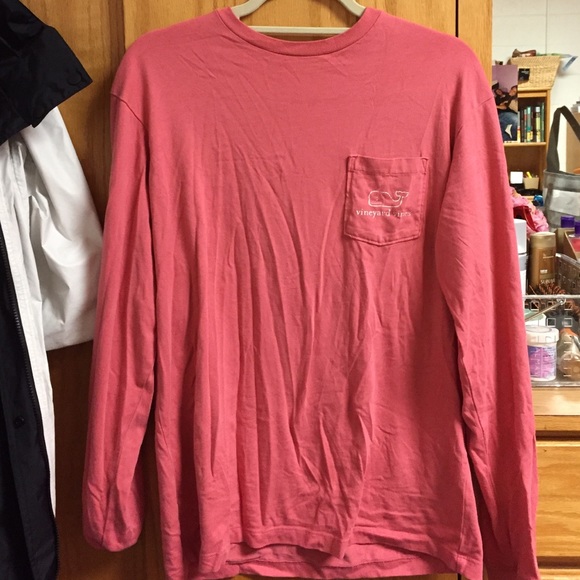 Vineyard Vines men's pink long sleeve sz. s