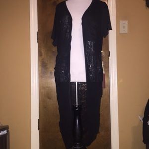 💥Black hand shredded duster💥