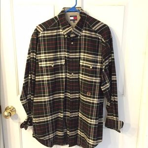 Tommy Hilfiger men's plaid shirt.