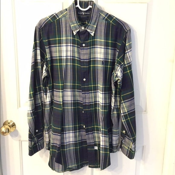 Ralph Lauren Polo men's plaid shirt.