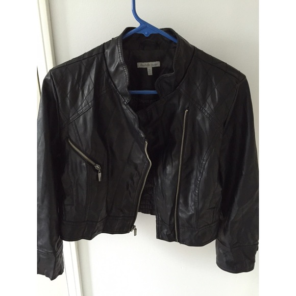 Faux leather jacket. (Charlotte Russe)