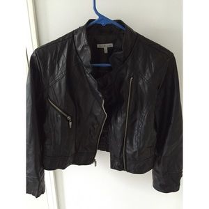 Faux leather jacket. (Charlotte Russe)