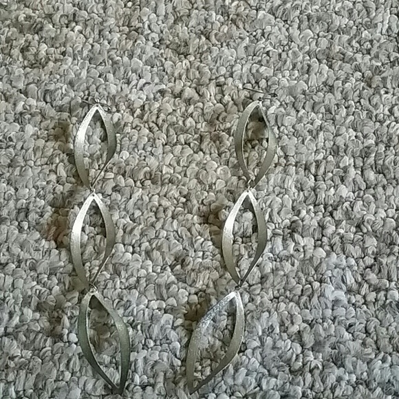 Silver earrings
