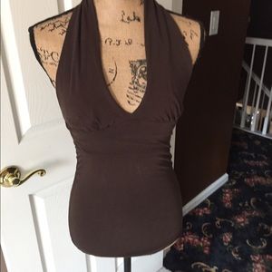 Victoria's Secret brown halter bra top size small