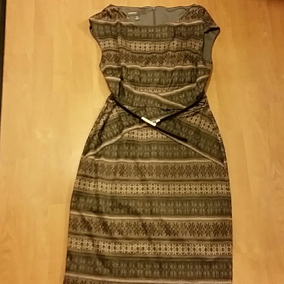 NORDSTROM Snowflake Jacquard Midi Dress