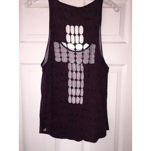 Cross Cut Out Shirt