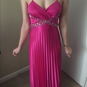 Pink prom dress