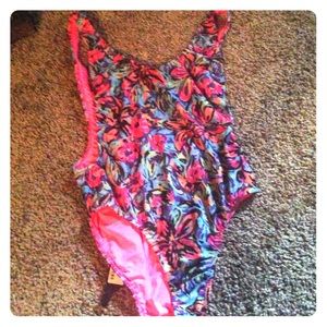 One piece bathing suit