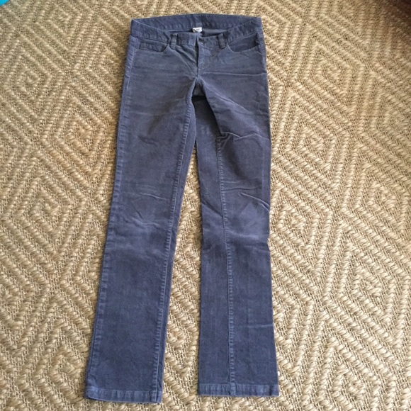 J. Crew Gray Corduroy Pants, Size 25