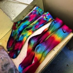 Nike tie dye socks