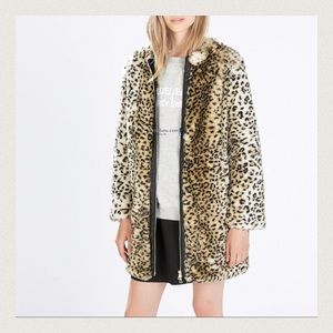 Zara leopard coat