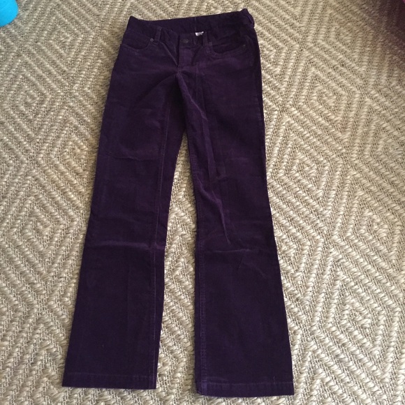 dark purple corduroy pants