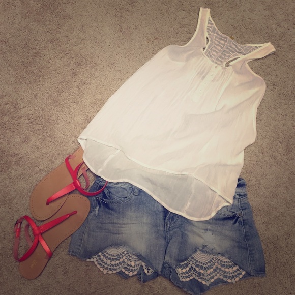 Mudd Pants - Mudd Lace shorties/top BUNDLE!