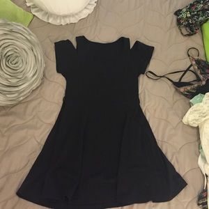 Black cocktail dress.